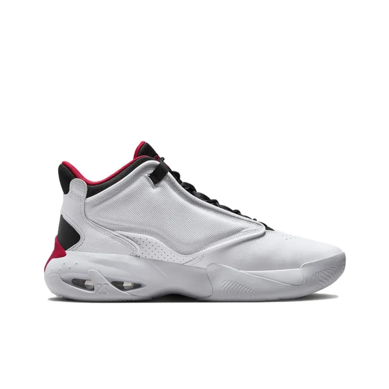 Jordan Max Aura 4 White Black University Red-1