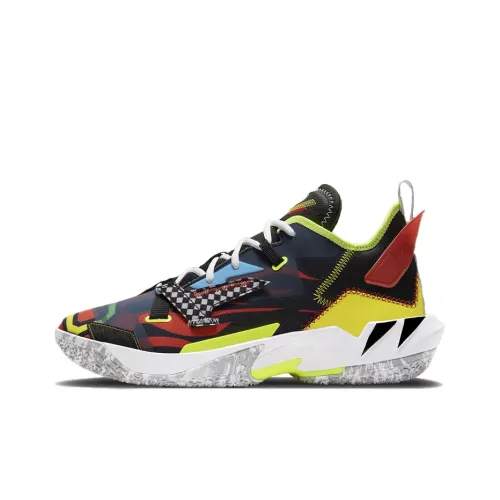 Jordan Why Not Zer0.4 Basketball Shoes Unisex Low-Top Red/Black/Yellow