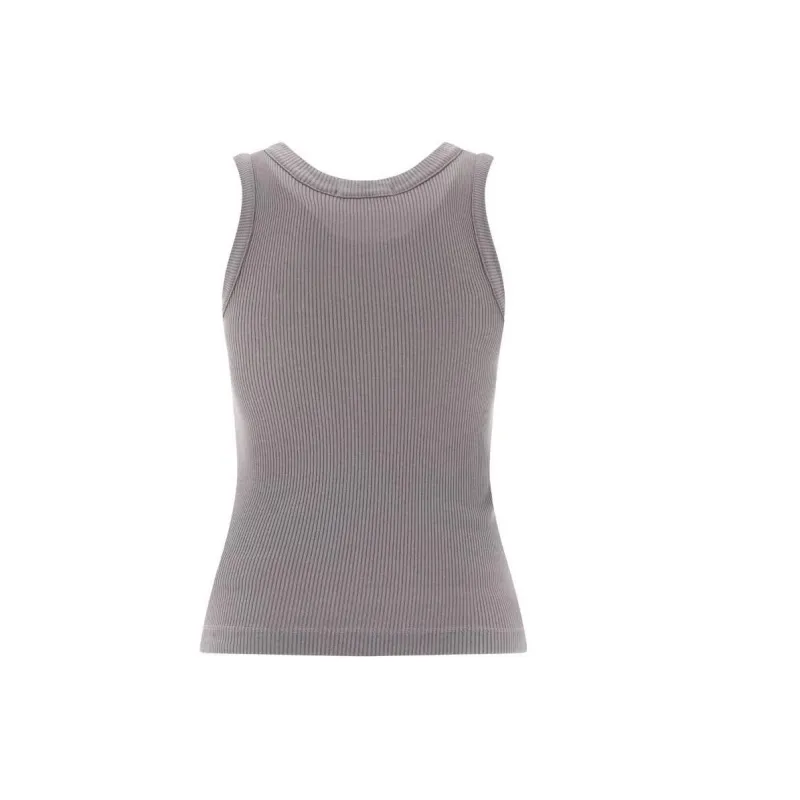 AGOLDE Poppy Sleeveless Ribbed Tank Top-1