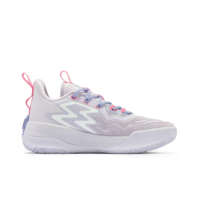 361° Big3 3.0 Dinwiddie PE Cushioning, Wear Resistant Low Top Performance Basketball Shoes Women's Hyacinth Purple-1