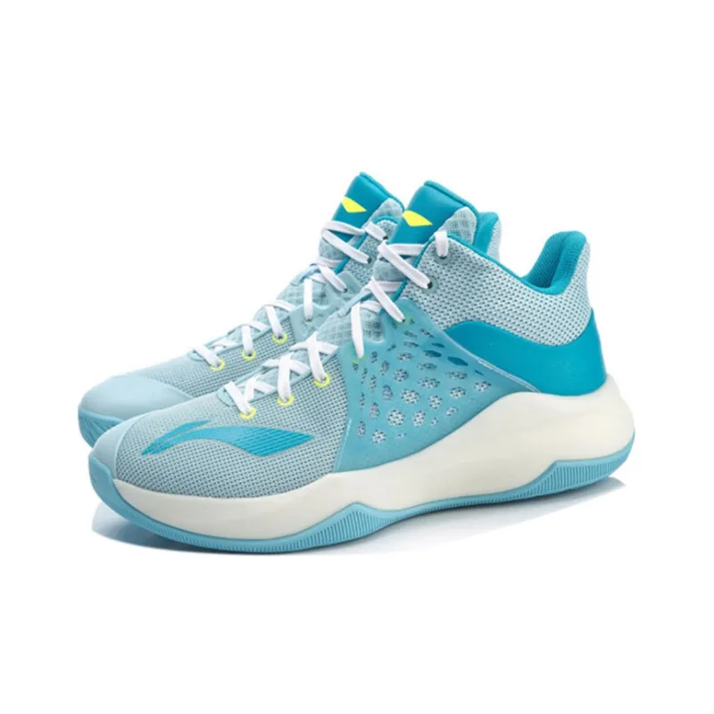 LiNing SONIC 7 Sonic Team Edition Cushioning Anti-Slip And Wear-Resistant Low-Top Basketball Shoes Stone Blue-2