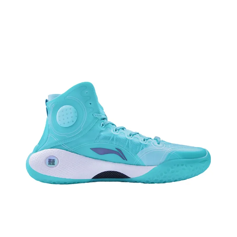 LINING YuShuai 14 Boom Basketball Shoes Men High Top Jadeite Blue-1