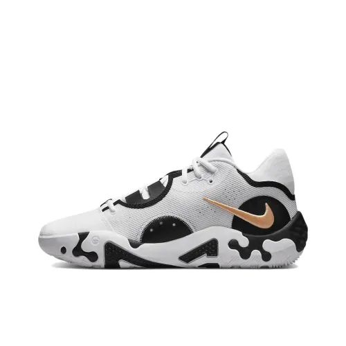 Nike PG 6 Basketball Shoes Men Mid-Top White/Black