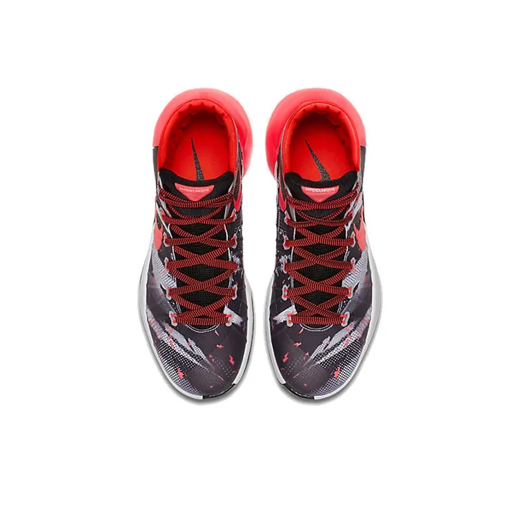 Nike Hyperdunk 2015 White Bright Crimson Black-3