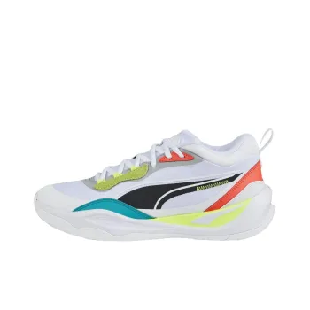 PUMA Playmaker Pro 'White Fiery Coral Lime'
