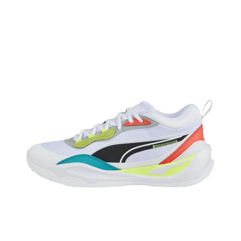 PUMA Playmaker Pro 'White Fiery Coral Lime'-0