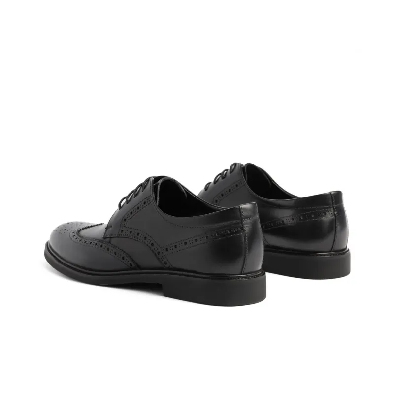 BELLE Dress Shoes Men Low Top Black/Brown-2