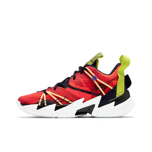 Jordan Why Not Zer0.3 Basketball Shoes Men Mid-Top Red/Black/Yellow