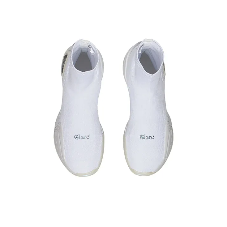 Glare x LiNing WOW 9 Way Of Wade 9 LS Durable Breathable High Top Basketball Shoes White-3