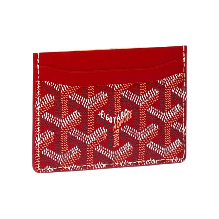 GOYARD Saint Sulpice Card Holder Red-6