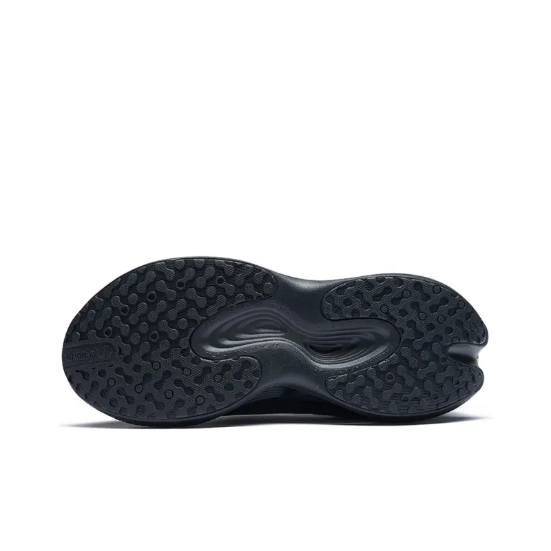 361° Basketball Shoes Men Low Top Obsidian Black/Neon Solar Yellow-4