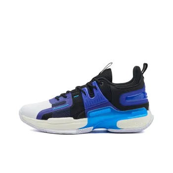 361° Restraint 2 Coral White Khaki Durable Breathable Mid Top Basketball Shoes Black Blue