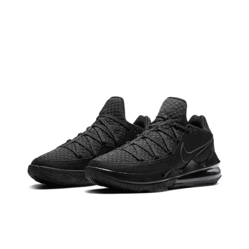 Nike LeBron 17 Low Triple Black-2