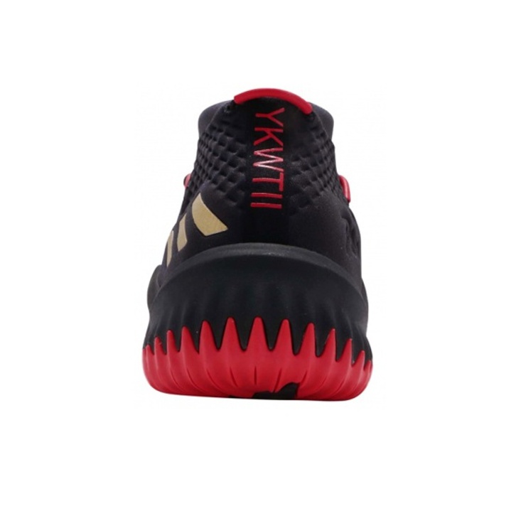 adidas Dame 4 Black Gold Scarlet POIZON