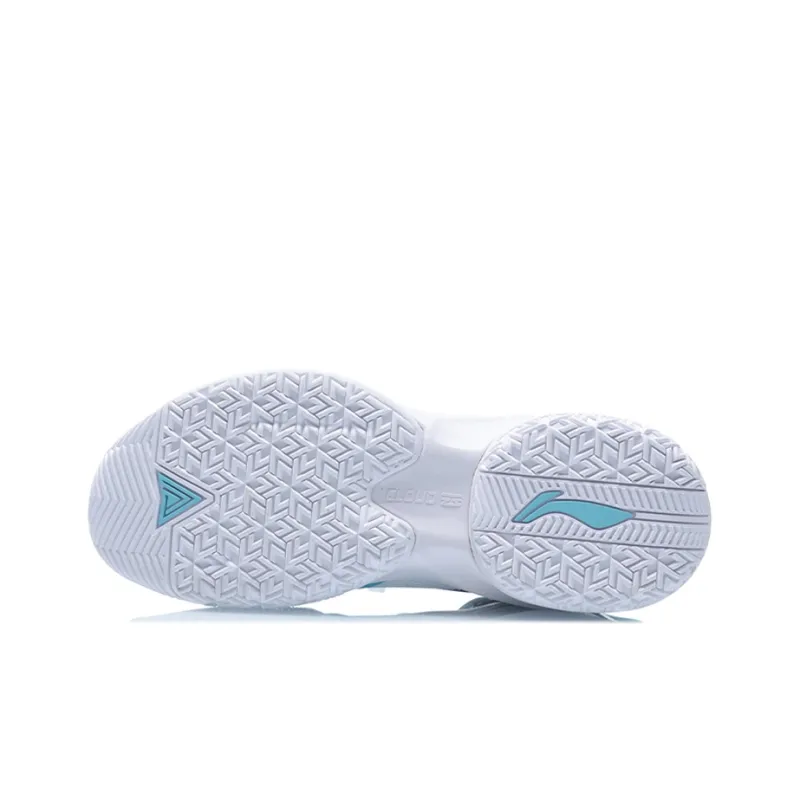 LiNing Power 7 Cushioning, Slip Resistant, Abrasion Resistant, Coverage, Support Mid Top Basketball Shoes Men's Snow-4