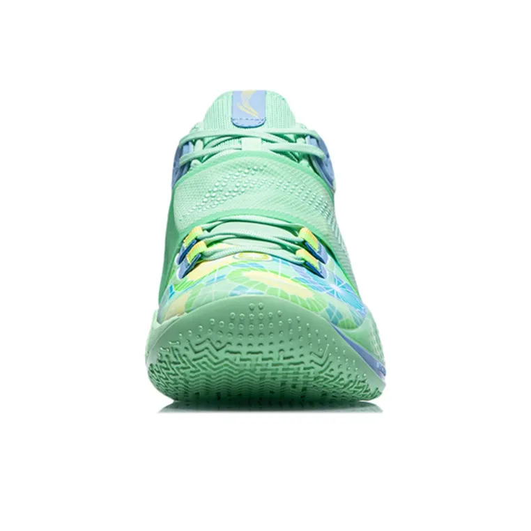 LINING SONIC 9 Basketball Shoes Men Mid Top Mint Green-4