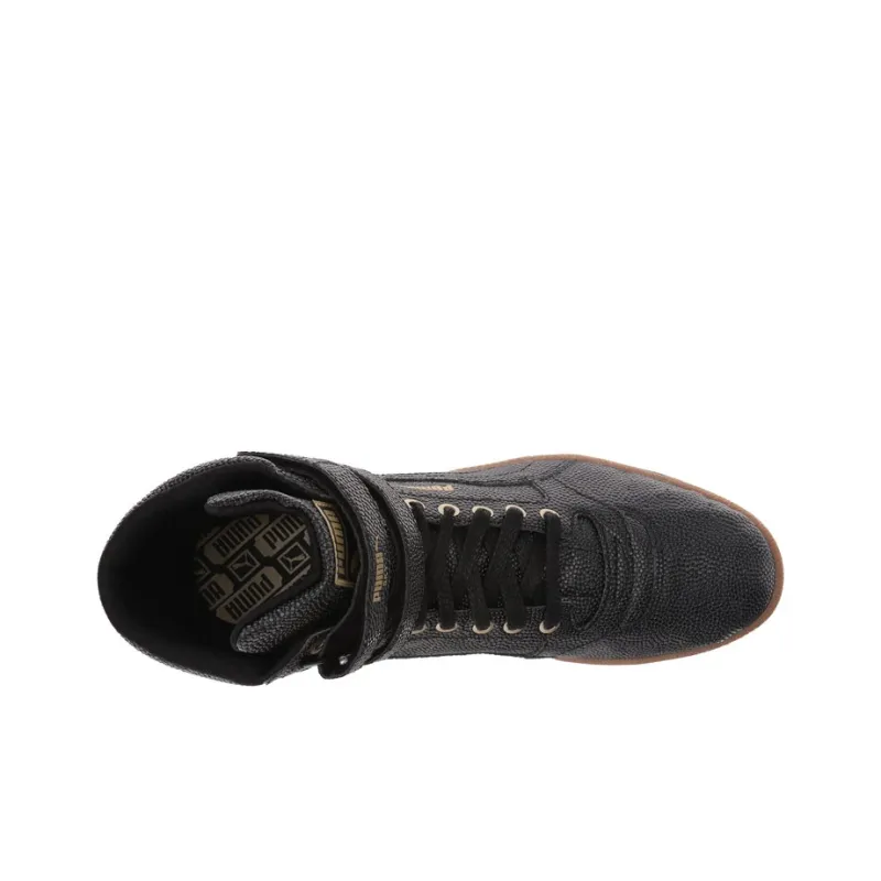 PUMA Sky 2 Sky II Hi Bball Cushioning Anti-Slip And Wear-Resistant High-Top Basketball Shoes Men's Black-2