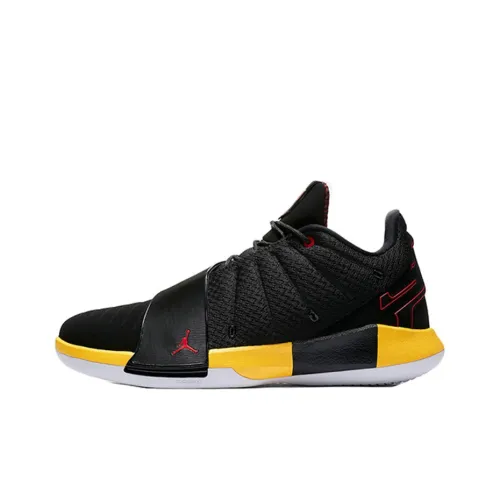 Jordan CP3 11 Basketball Shoes Men Mid-Top Black/Yellow