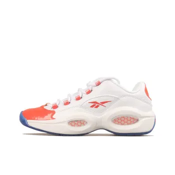 Reebok Question Low Patent Toe Orange
