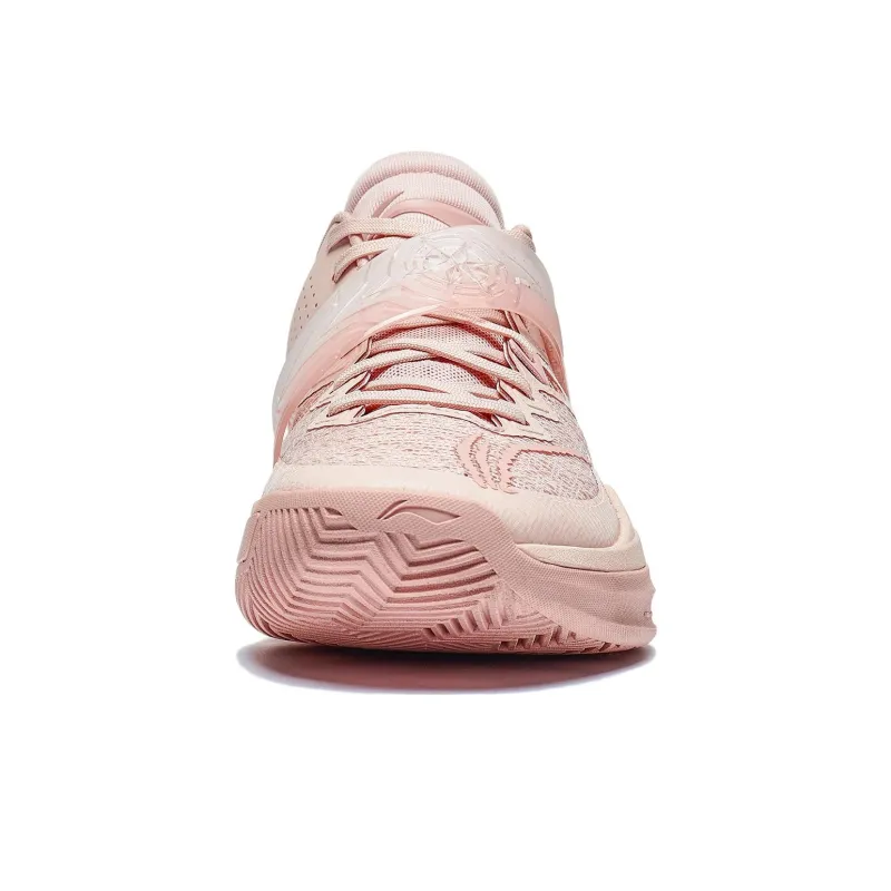 LiNing Liren3 TEAM Durable Breathable Low Top Basketball Shoes Men's Peach Orange Pink-4
