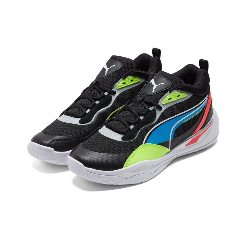 PUMA Playmaker Pro 'Jet Black Lime Squeeze'-2
