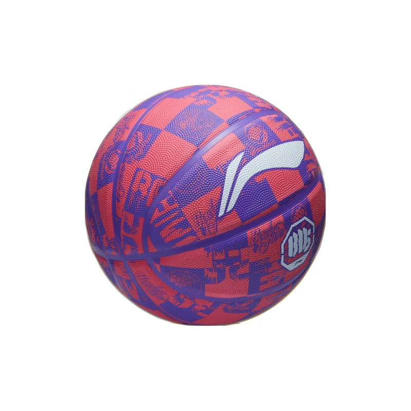 LiNing Badfive Rubber Basketball Multicolor Size 7 Training-8