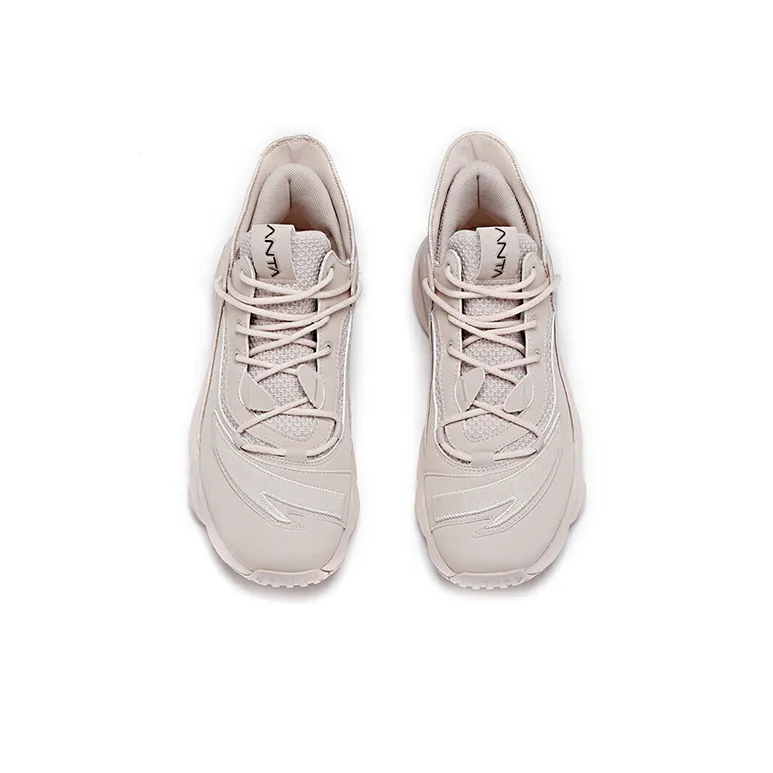 Anta Player 2 Cushioning Anti-Slip And Wear-Resistant High-Top Basketball Shoes Gray-3