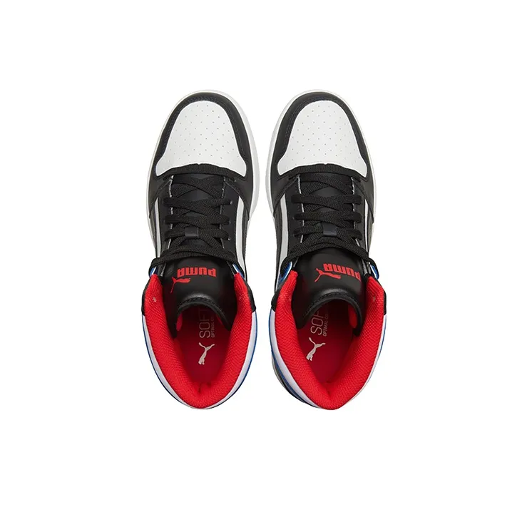 PUMA Rebound LayUp Black/Red/Blue Mid-3