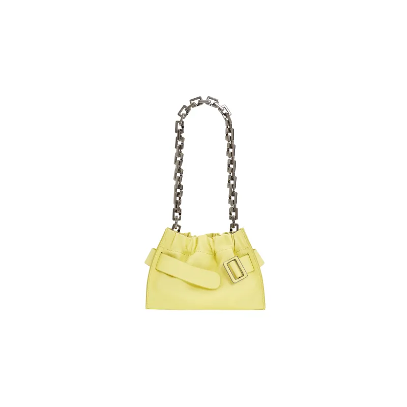 BOYY Calfskin Handbag Shoulder Bag Mini Women's Yellow-0