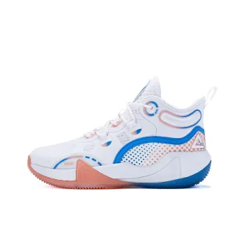 PEAK Basketball Shoes Men Mid Top Baymax/Pink