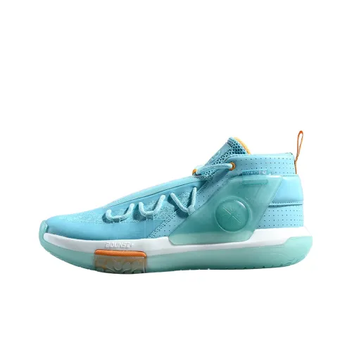 LiNing Wade Fission 6 Way Of Wade Mid Top Basketball Shoes Men's Pure Blue