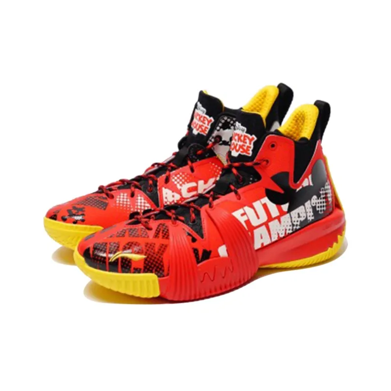 LINING Disney X LINING Badfive High Top Red-2