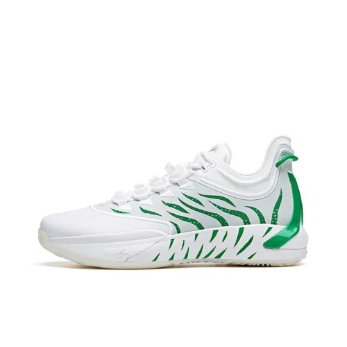 Anta Gordon Hayward GH1 Slip Resistant Cushioning Low Top Basketball Shoes Men's White Green