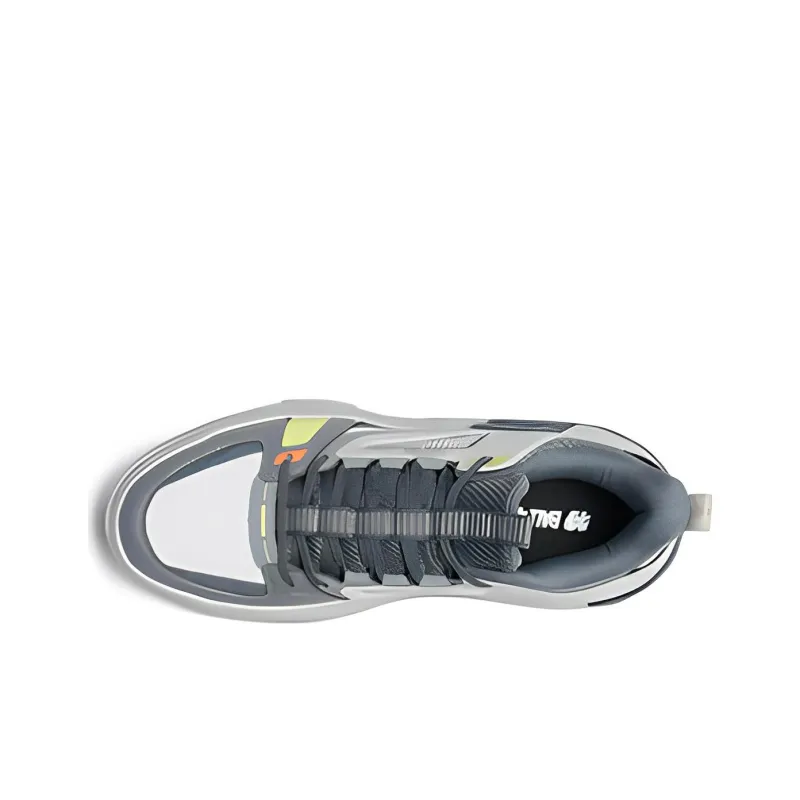 XTEP Takeover Cushioning Anti-Slip And Wear-Resistant Low-Top Performance Basketball Shoes Gray White-2