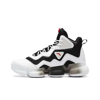 Anta Yikong 2 High Top Basketball Shoes Men's Black White