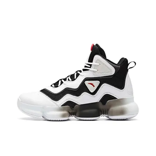 Anta Yikong 2 High Top Basketball Shoes Men's Black White