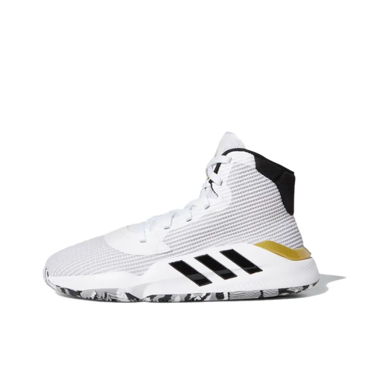 Adidas Pro Bounce 2019 White Gold Metallic-0