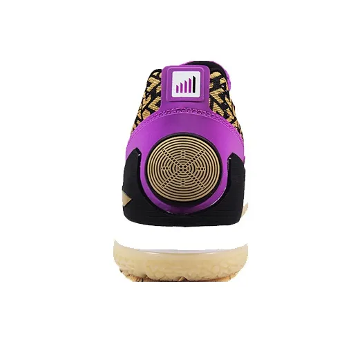 LINING WOW 5 Basketball Shoes Men Low Top Purple-2