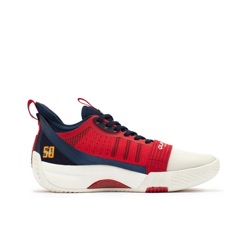 361° Chan 3 Pro Abrasion Resistant Slip Resistant Low Top Performance Basketball Shoes Men's Zen White-1