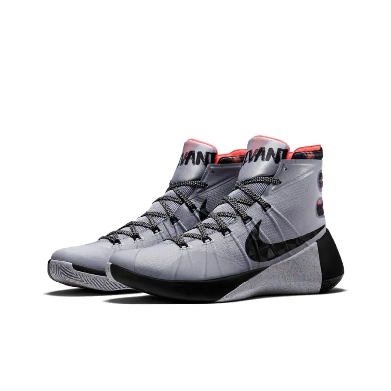 Nike Hyperdunk 2015 Basketball Shoes Men High-Top Gray/Black-2