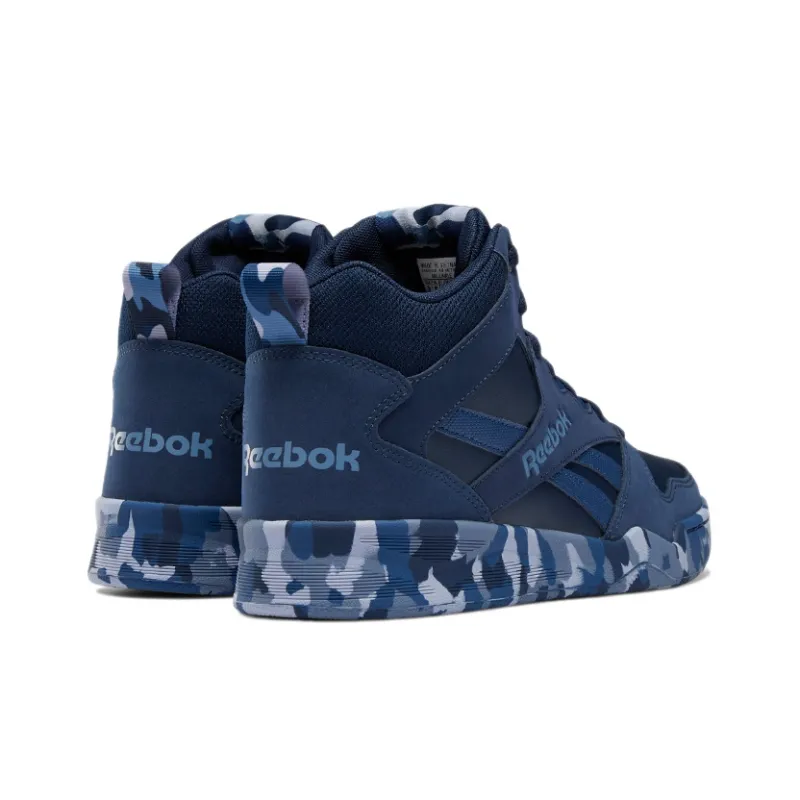 Reebok Royal BB4500 2 HI Anti-Slip Wear-Resistant Mid-Top Basketball Shoes Men's Navy-3