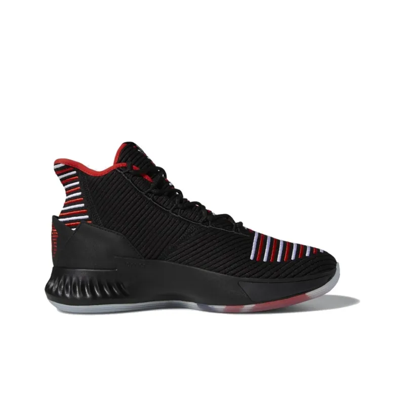 adidas Derrick Rose 9 Black White Red-1