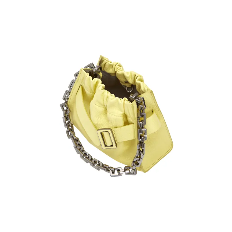 BOYY Calfskin Handbag Shoulder Bag Mini Women's Yellow-3