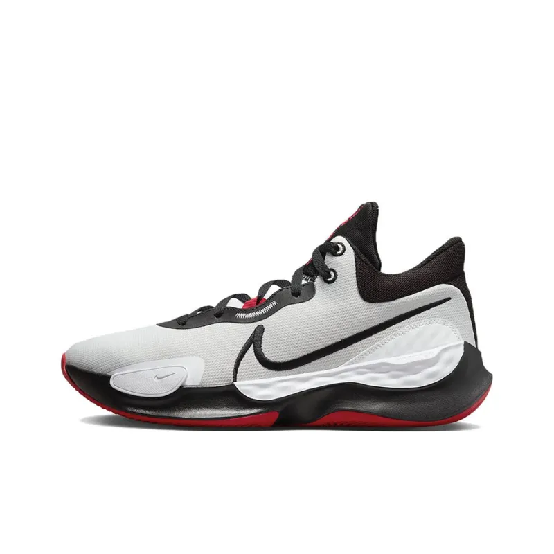 Nike Renew Elevate 3 Pure Platinum Black Red-0