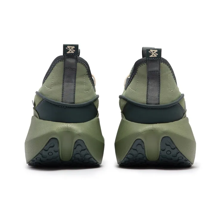 361° HOURGLASS Non slip Lightweight Low Top Basketball Shoes Men's Gray Green-3