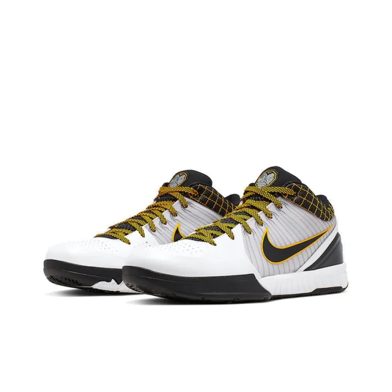 Nike Kobe 4 Protro White Black Del Sol-1