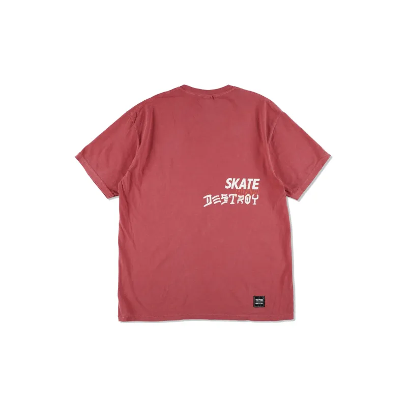 Wind And Sea X Thrasher X WIND AND SEA CO-TITLED SERIES T-Shirts Unisex Red-1