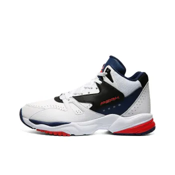 PEAK Mid-Top Performance Basketball Shoes Men's White Blue