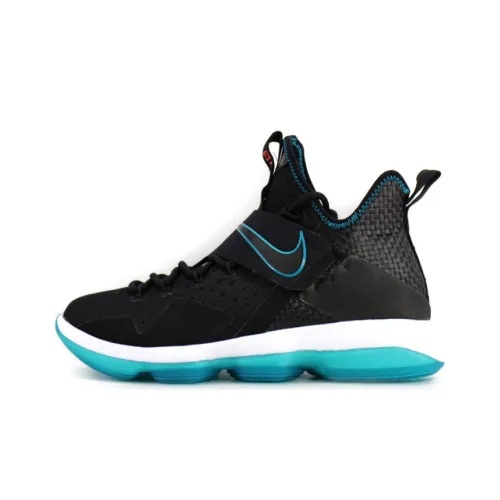 Nike Lebron 14 Basketball Shoes Men Low-Top Black/Blue