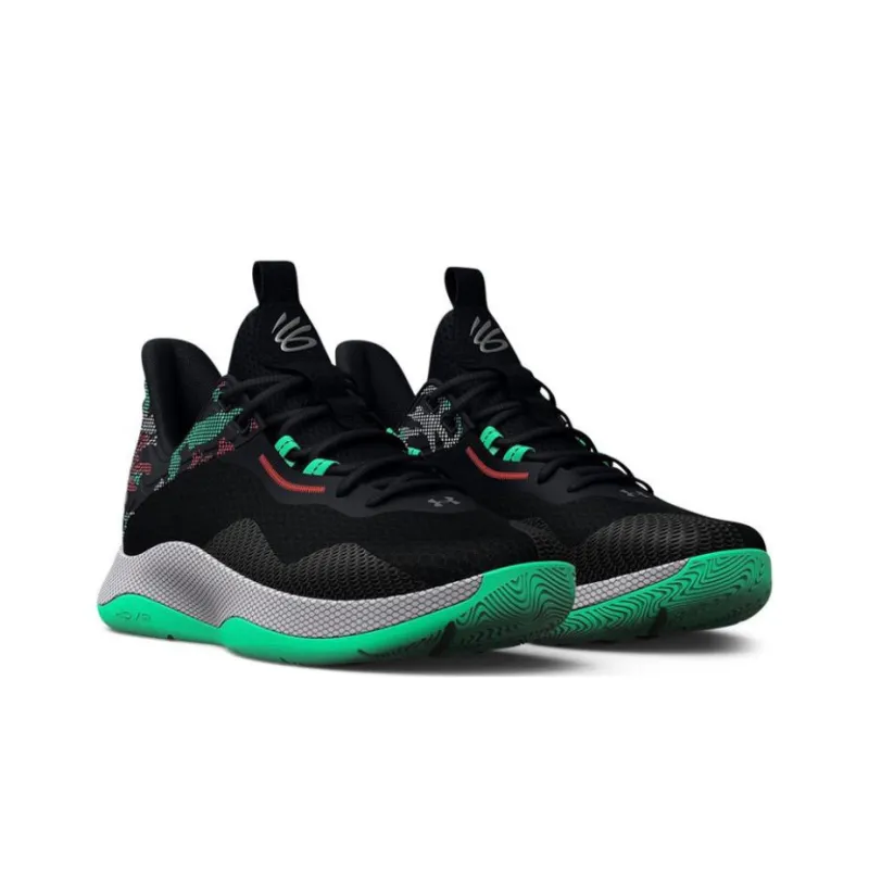 Under Armour Curry 2 Hovr Splash 'Black Antifreeze Camo'-2